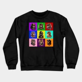 Steampunk Cats! Crewneck Sweatshirt